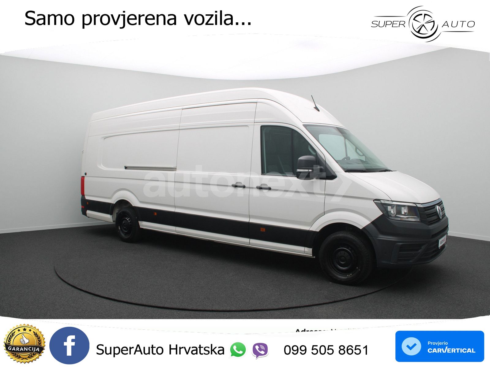 Volkswagen Crafter 35 *Maxi Extralang+Superhochdach* AHK 3, 140 KS