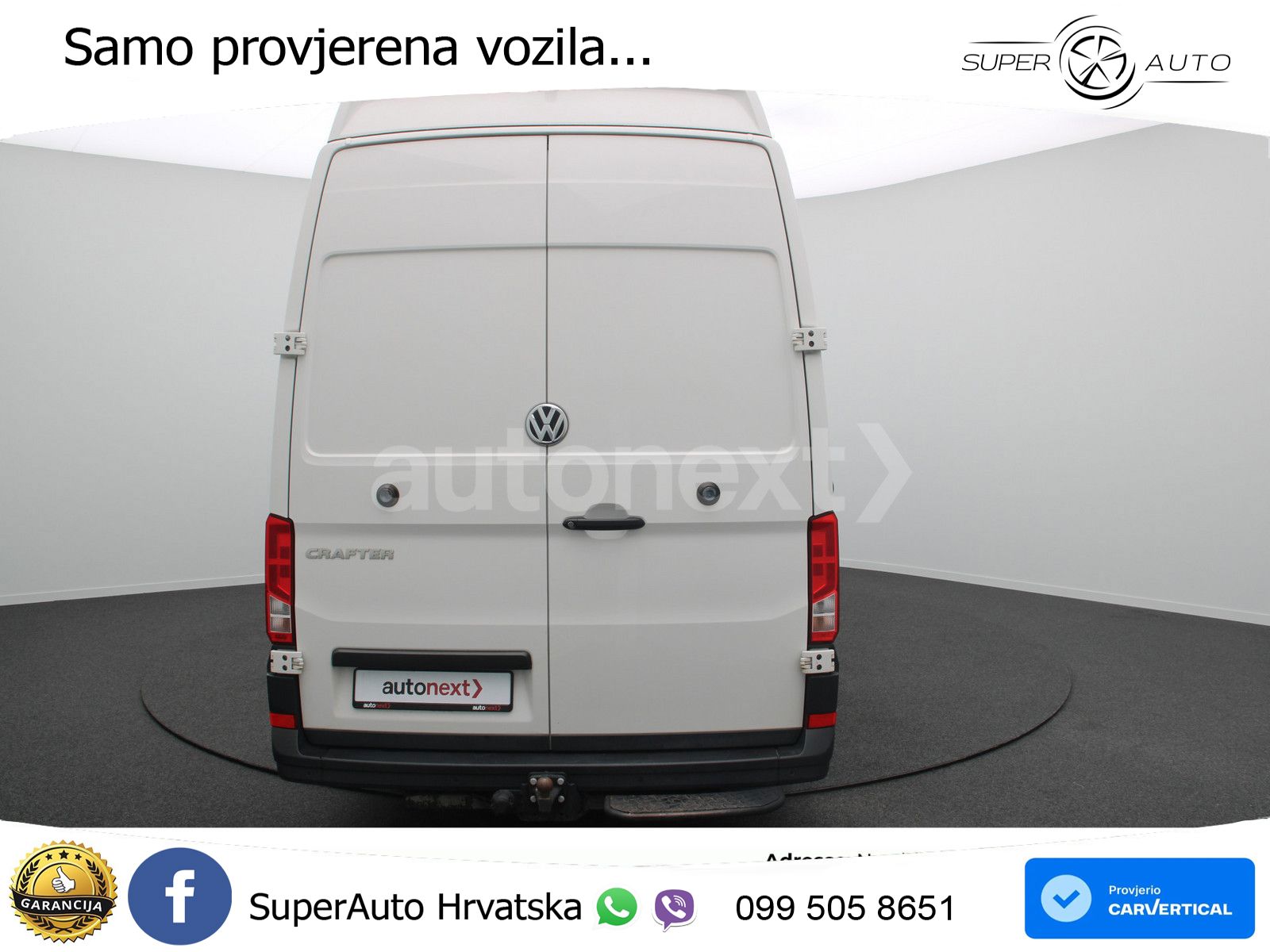 Volkswagen Crafter 35 *Maxi Extralang+Superhochdach* AHK 3, 140 KS