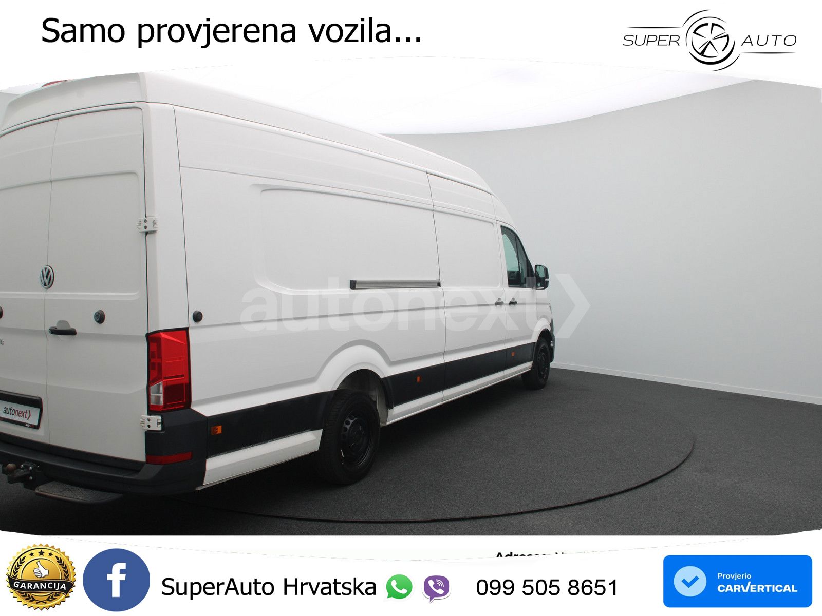 Volkswagen Crafter 35 *Maxi Extralang+Superhochdach* AHK 3, 140 KS
