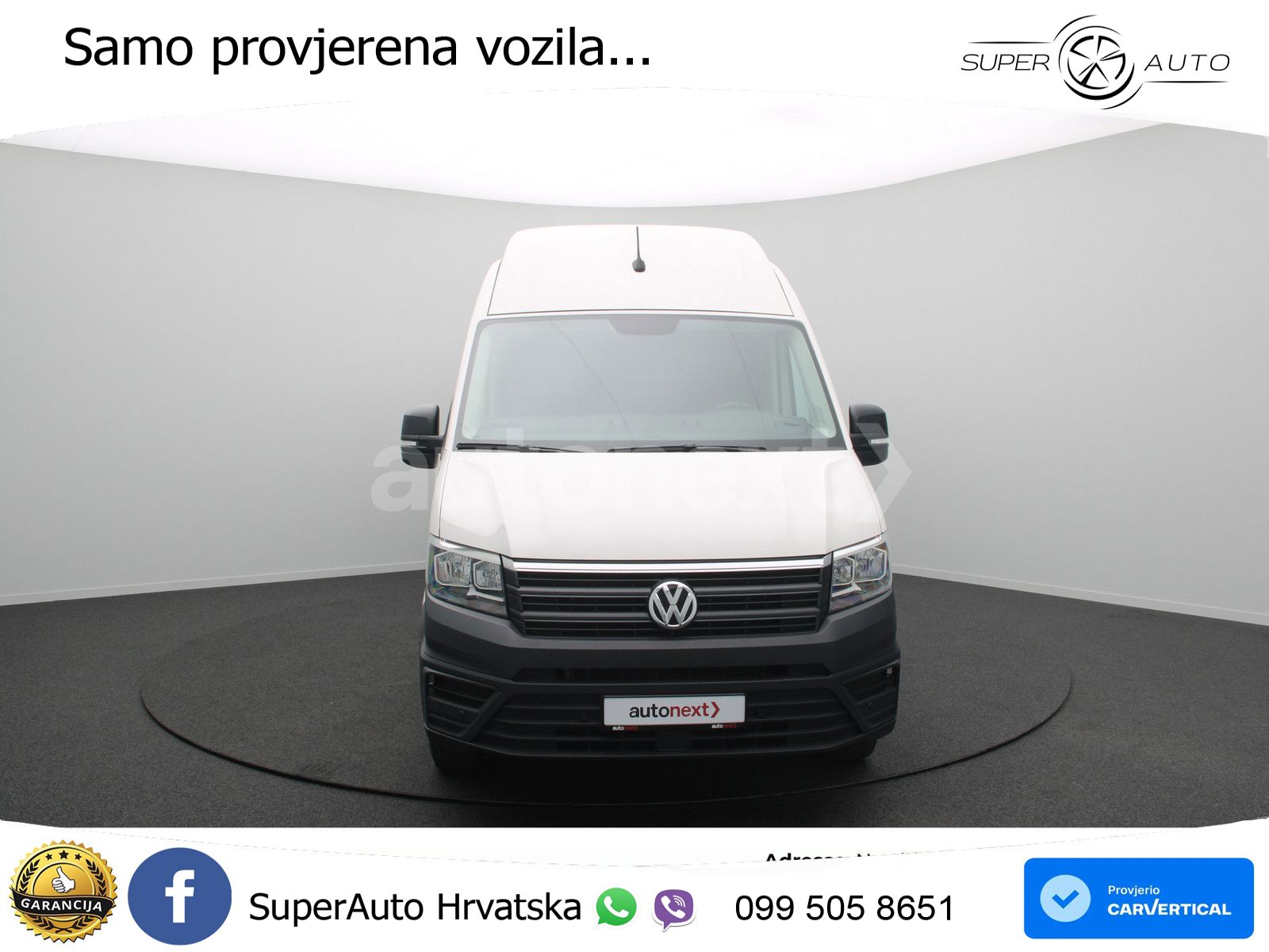 Volkswagen Crafter 35 *Maxi Extralang+Superhochdach* AHK 3, 140 KS