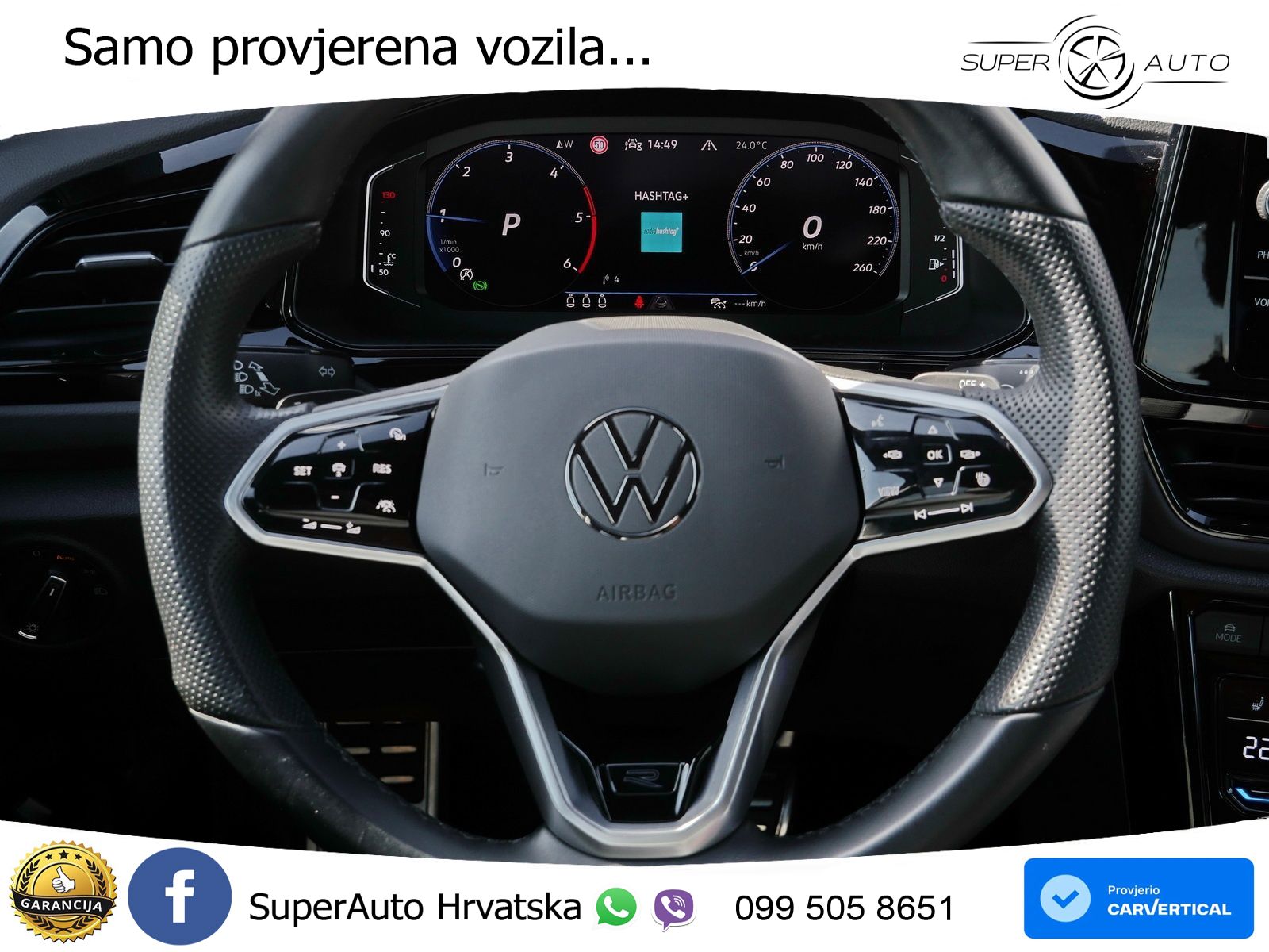 Volkswagen T-Roc 2.0 TDI (150 KS) DSG R-Line LED+GR SJED+ACC