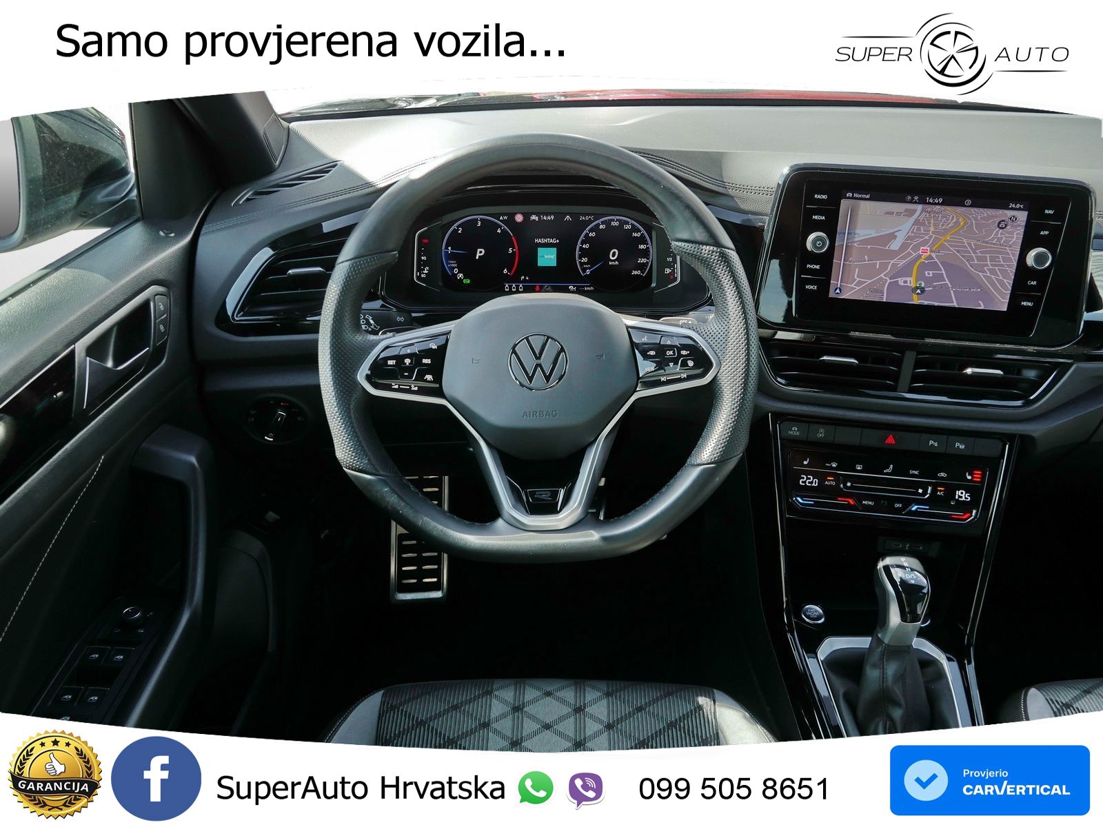 Volkswagen T-Roc 2.0 TDI (150 KS) DSG R-Line LED+GR SJED+ACC