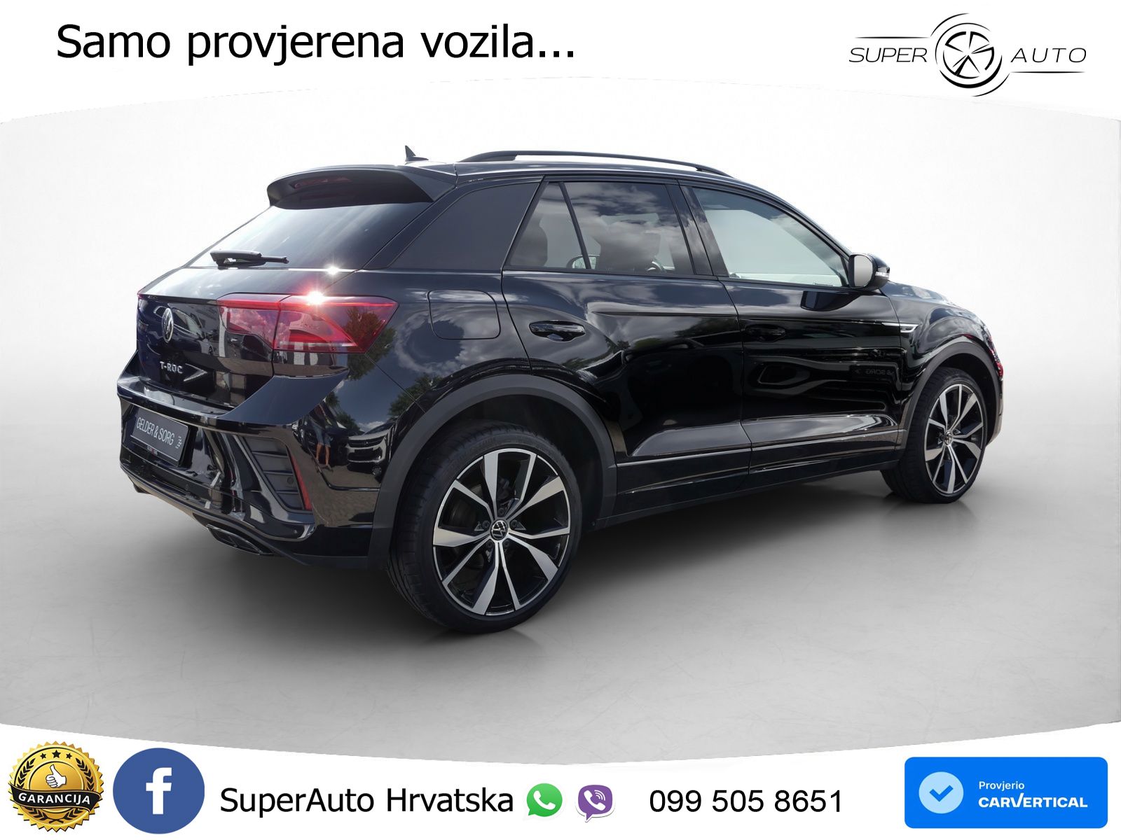 Volkswagen T-Roc 2.0 TDI (150 KS) DSG R-Line LED+GR SJED+ACC