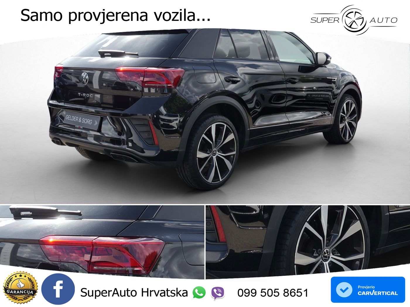 Volkswagen T-Roc 2.0 TDI (150 KS) DSG R-Line LED+GR SJED+ACC