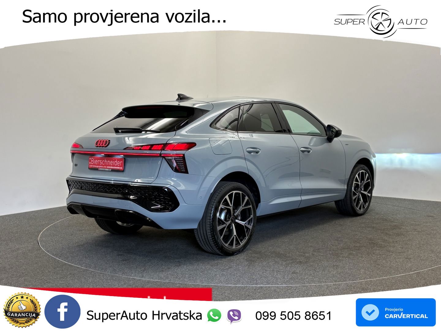 Audi Q3 Sportback 1.5 TFSIe (272 KS) S tronic LED+GR SJED+ACC