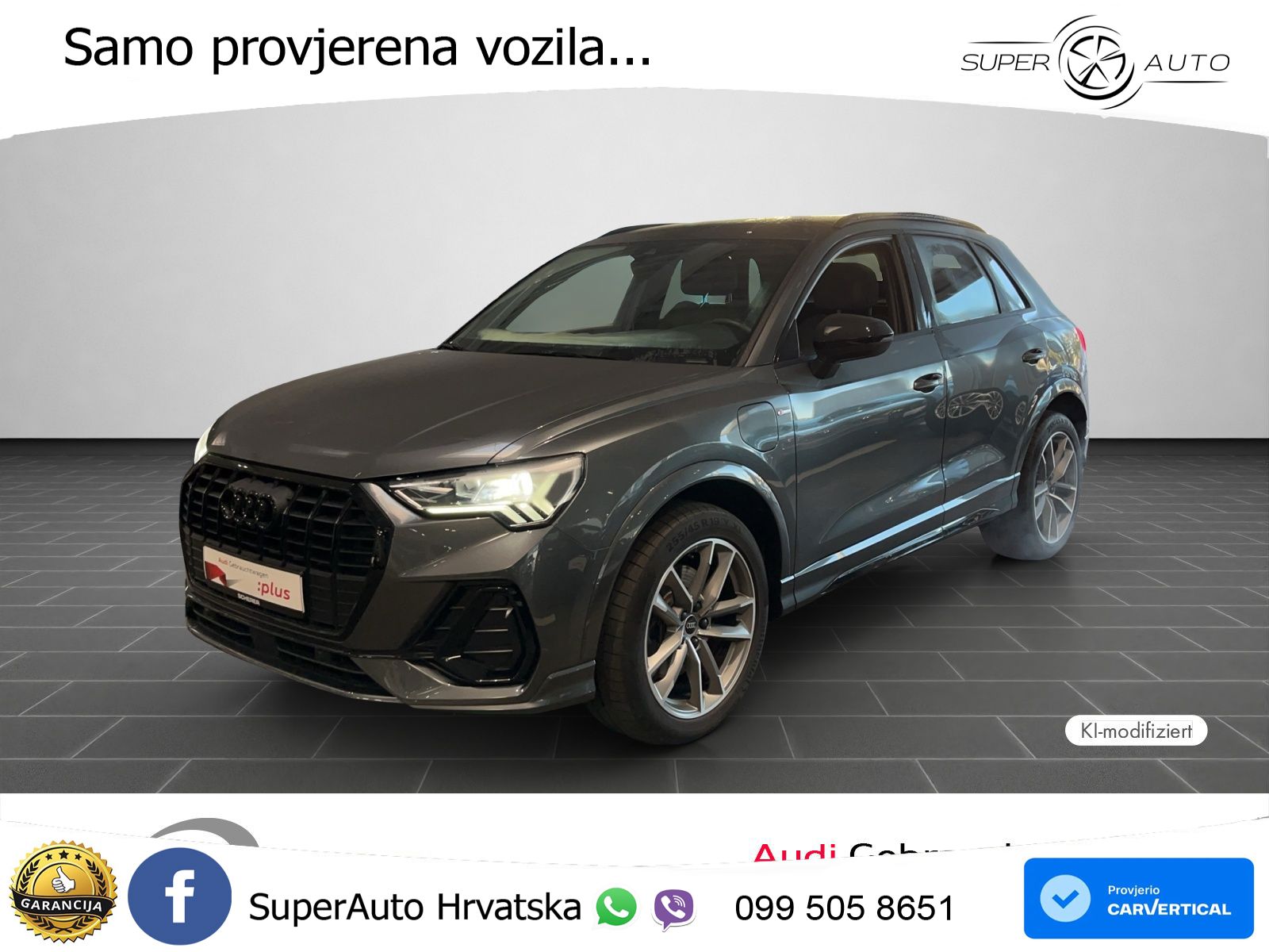 Audi Q3 45 TFSIe (245 KS) S tronic S line LED+GR SJED+ACC