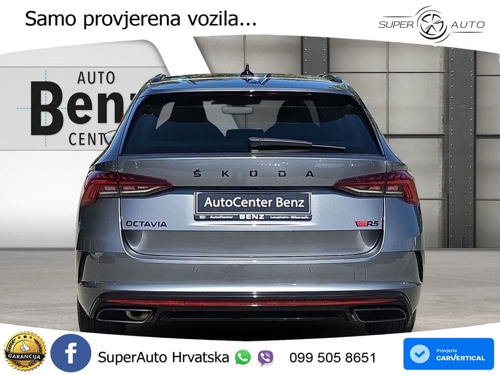 Škoda Octavia Combi RS 2.0 TDI (200 KS) 4x4 DSG MATRIX+GR SJED+KAM
