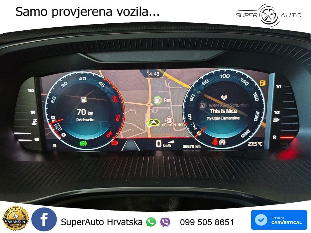 Škoda Octavia Combi RS 2.0 TDI (200 KS) 4x4 DSG MATRIX+GR SJED+KAM