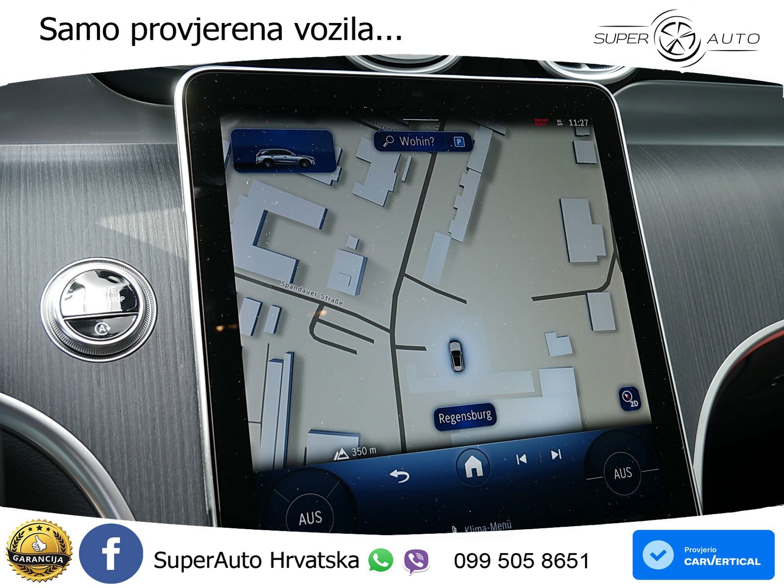 Mercedes GLC 450d (367 KS) 4MATIC 9G-TRONIC ZRAČNI+ACC+GR SJED+360