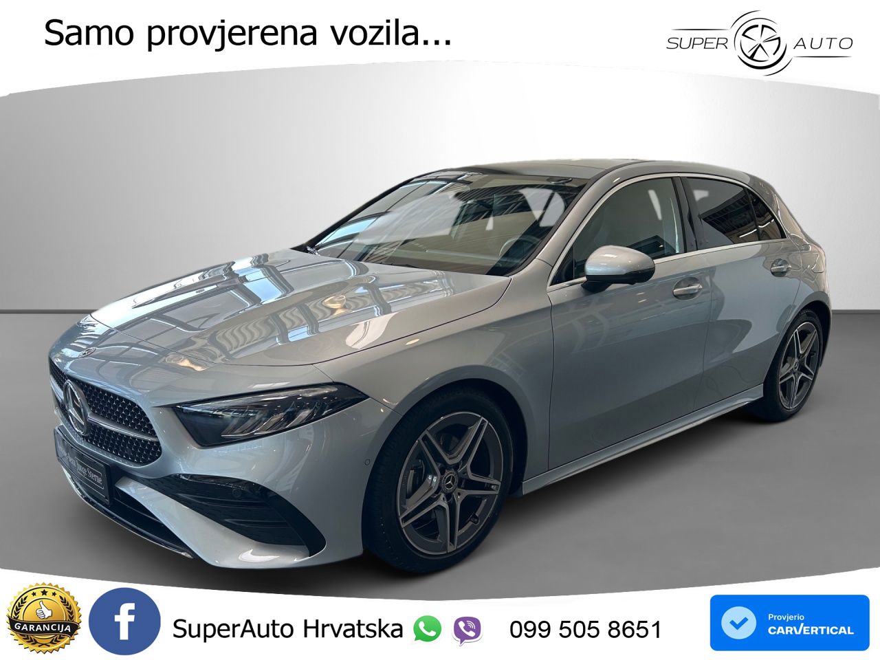 Mercedes-Benz A 200 7G-DCT AMG ACC+GR SJED+360+PANO