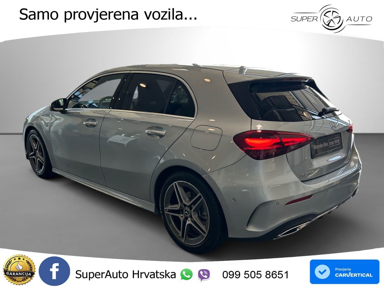 Mercedes-Benz A 200 7G-DCT AMG ACC+GR SJED+360+PANO