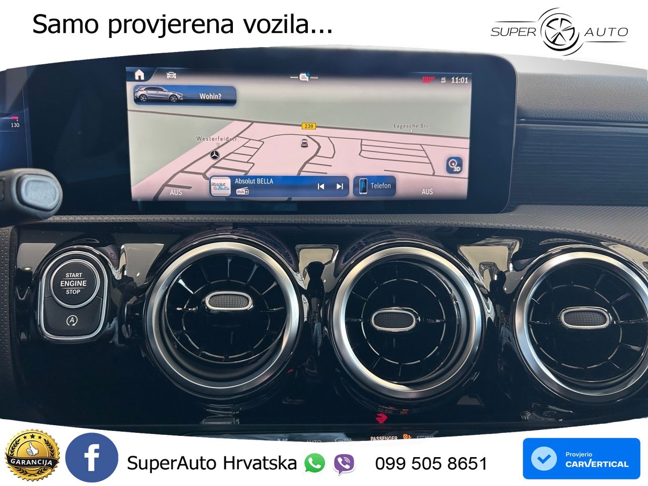 Mercedes-Benz A 200 7G-DCT AMG ACC+GR SJED+360+PANO