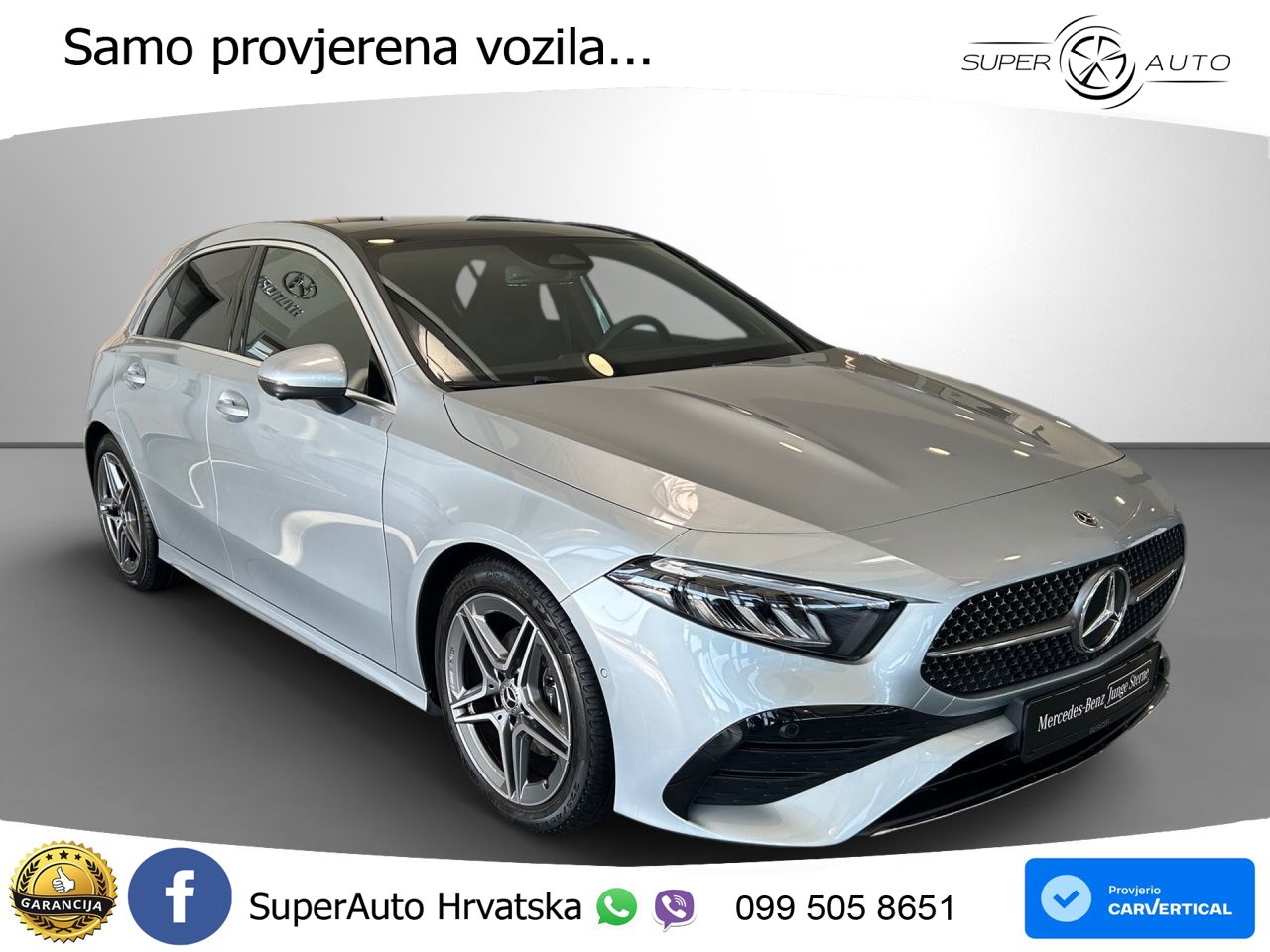 Mercedes-Benz A 200 7G-DCT AMG ACC+GR SJED+360+PANO
