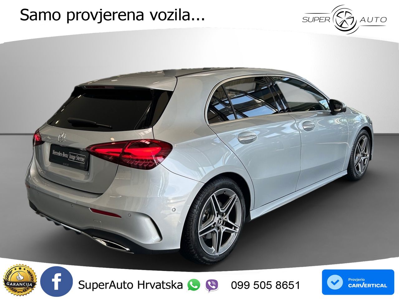 Mercedes-Benz A 200 7G-DCT AMG ACC+GR SJED+360+PANO