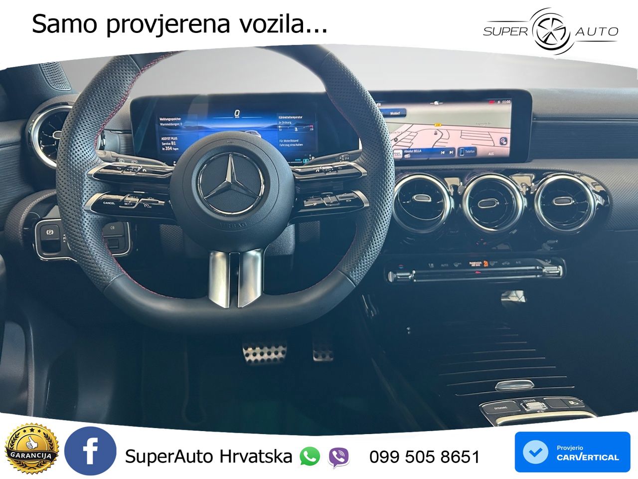 Mercedes-Benz A 200 7G-DCT AMG ACC+GR SJED+360+PANO