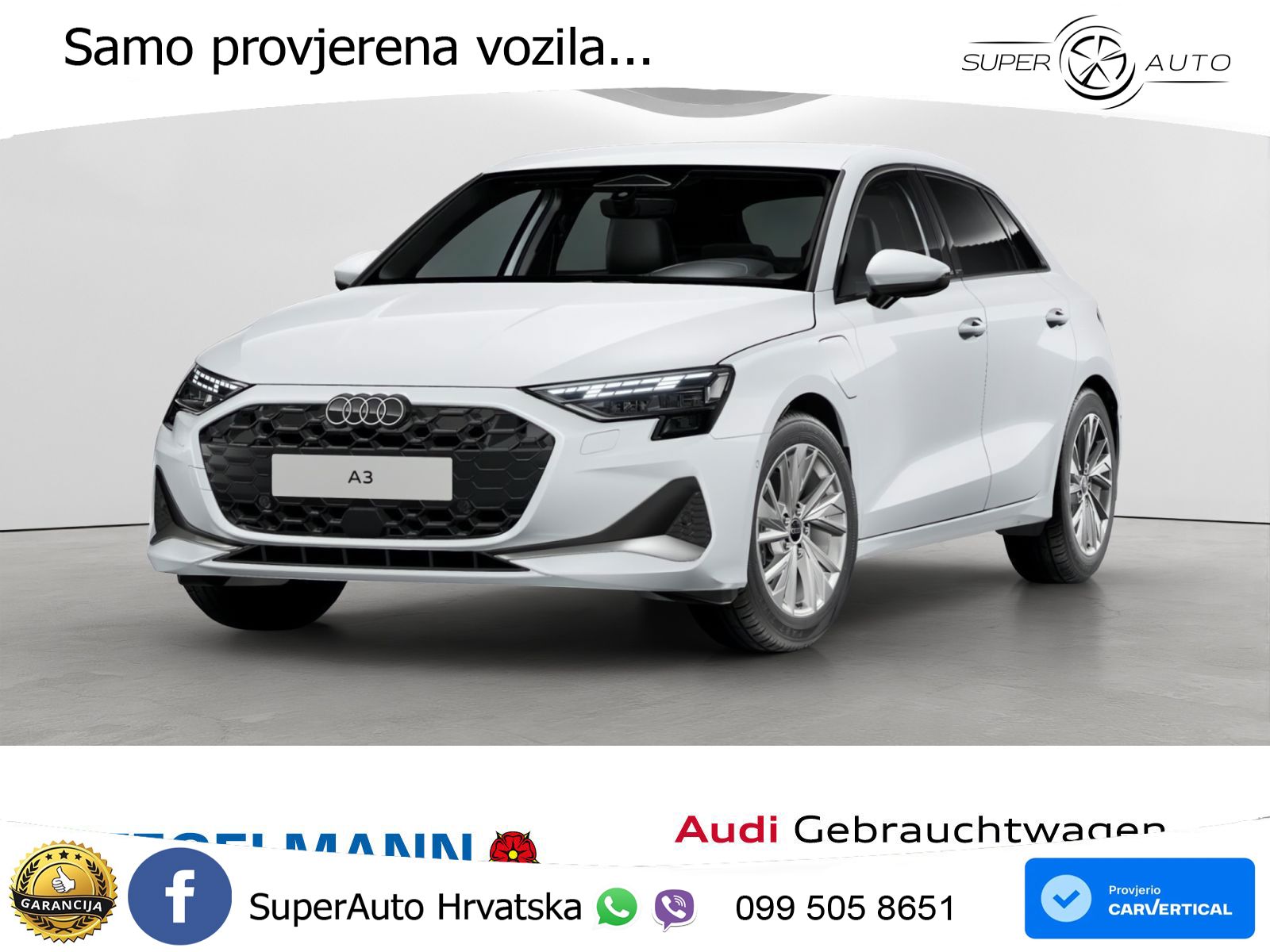 Audi A3 Sportback 40 TFSI e (204 KS) Plug-in Hybrid S tronic advanced LED+GR SJED+ACC