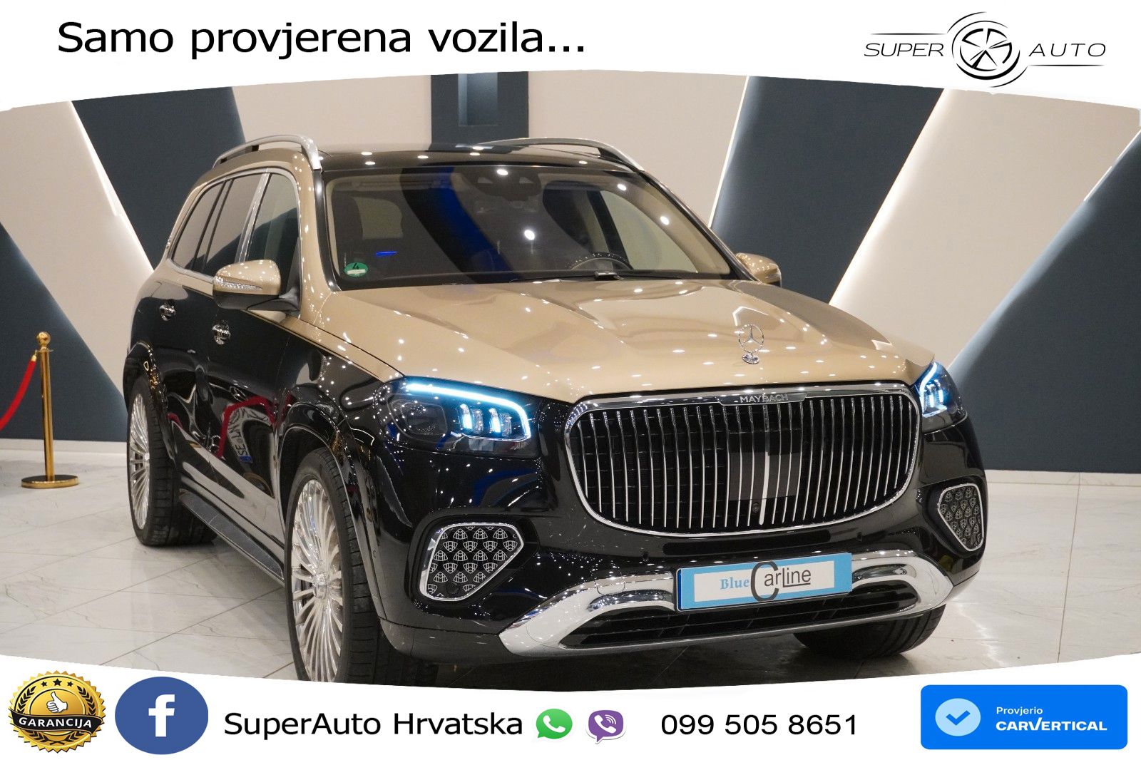 Mercedes Maybach GLS 600 V8 (557 KS) EQ Boost 4MATIC 9G-TRONIC ACC+HEAD+4xGR SJED+360+PANO