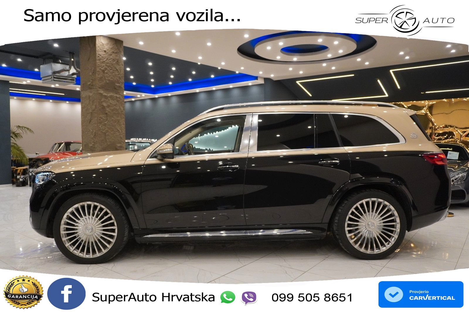 Mercedes Maybach GLS 600 V8 (557 KS) EQ Boost 4MATIC 9G-TRONIC ACC+HEAD+4xGR SJED+360+PANO