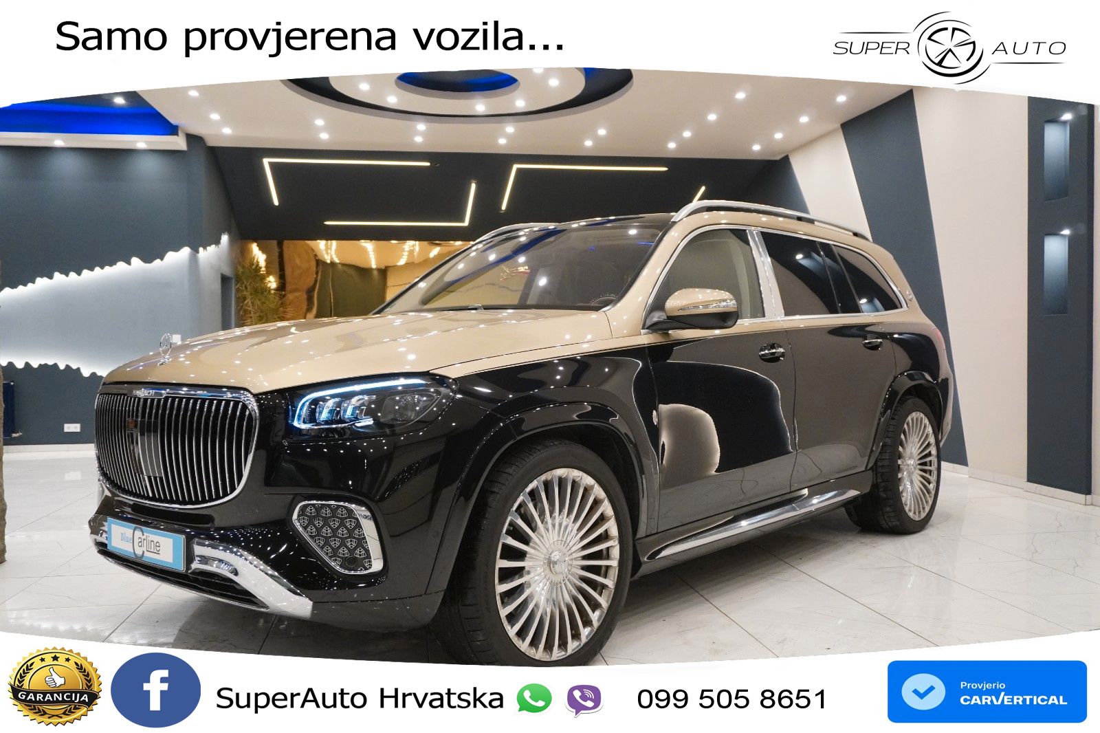 Mercedes Maybach GLS 600 V8 (557 KS) EQ Boost 4MATIC 9G-TRONIC ACC+HEAD+4xGR SJED+360+PANO