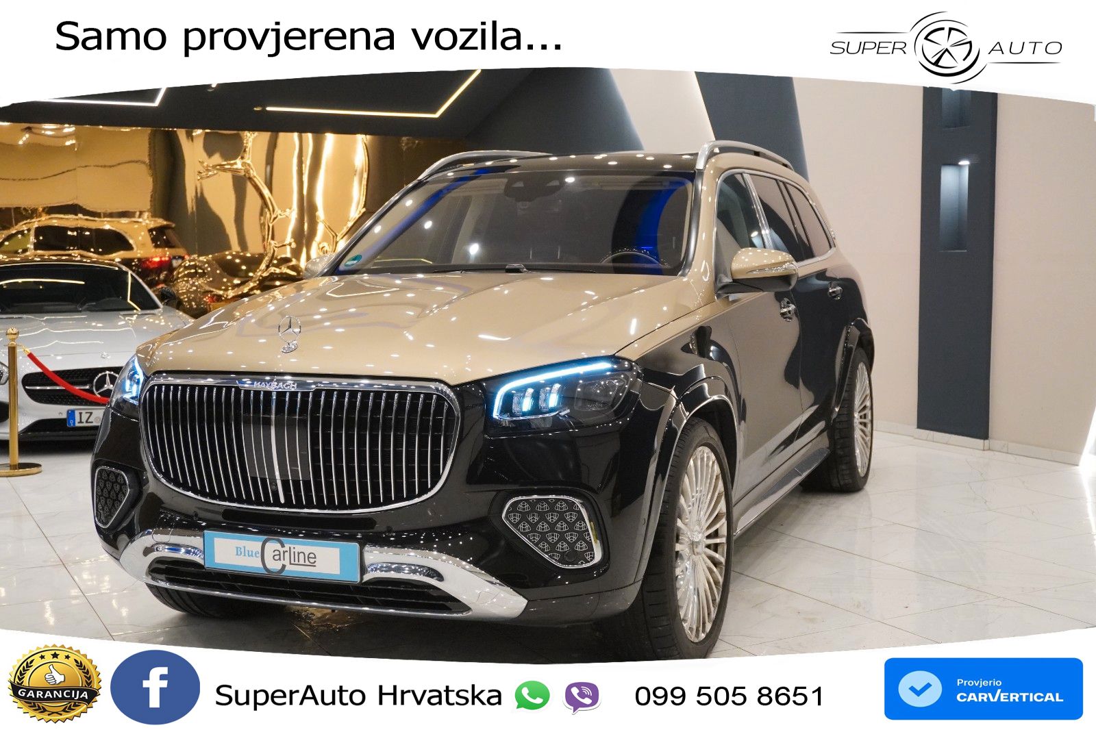 Mercedes Maybach GLS 600 V8 (557 KS) EQ Boost 4MATIC 9G-TRONIC ACC+HEAD+4xGR SJED+360+PANO