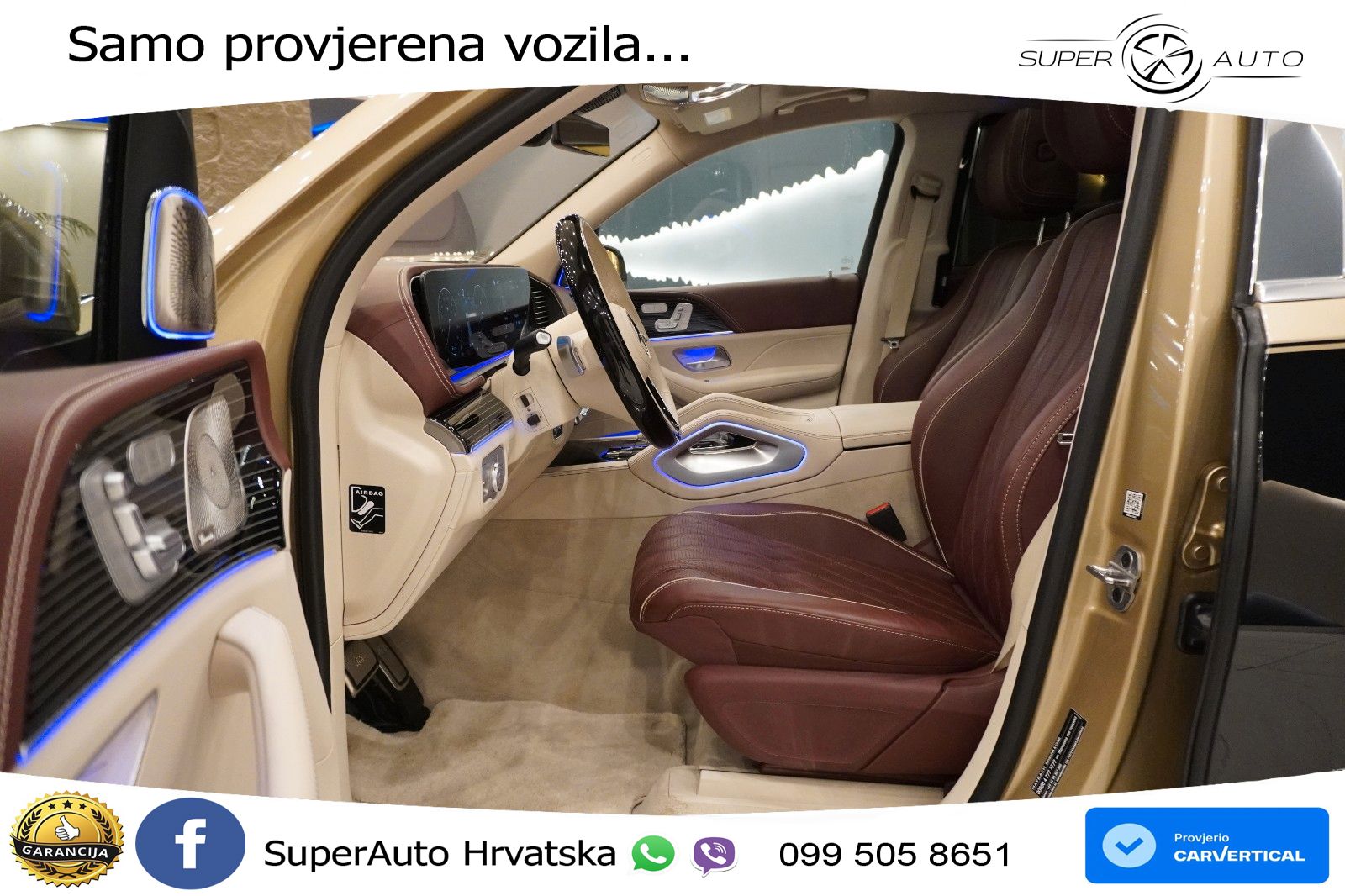 Mercedes Maybach GLS 600 V8 (557 KS) EQ Boost 4MATIC 9G-TRONIC ACC+HEAD+4xGR SJED+360+PANO