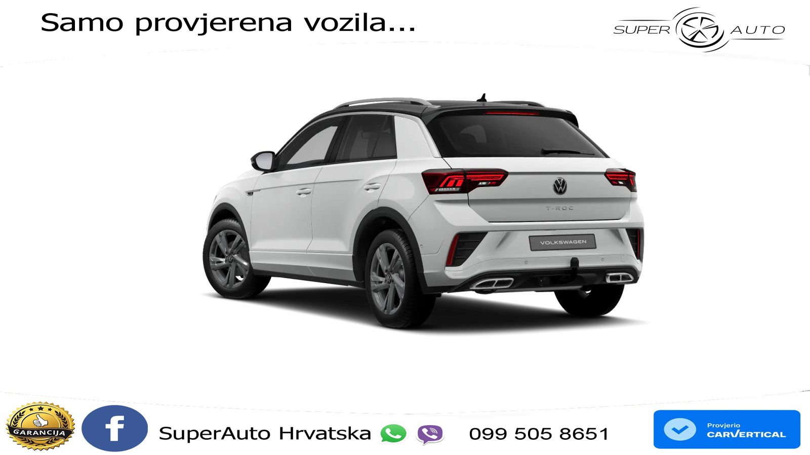 Volkswagen T-Roc 1.5 eTSI (150 KS)  DSG R-Line LED+GR SJED+ACC