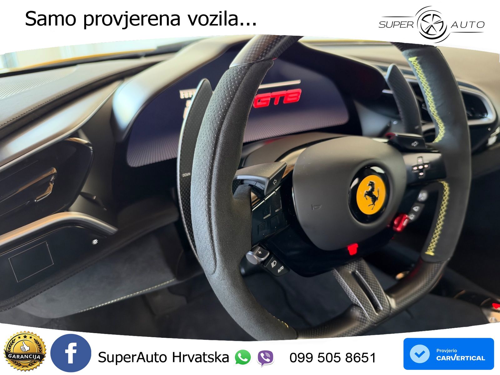 Ferrari 296 GTB 3.0 V6 (830 KS) F1 DCT