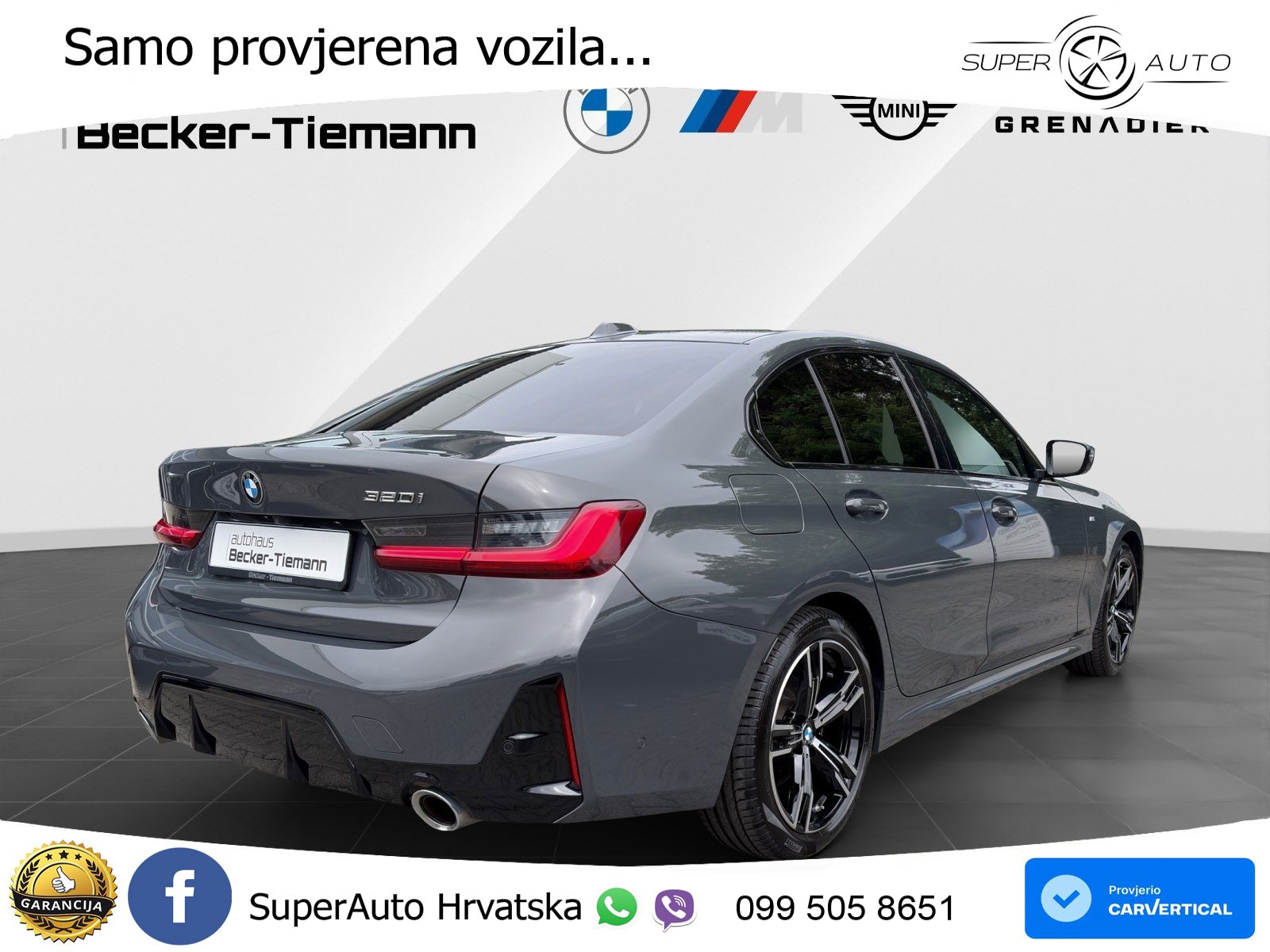 BMW 320i (184 KS) Steptronic M Sport LED+GR SJED+ACC