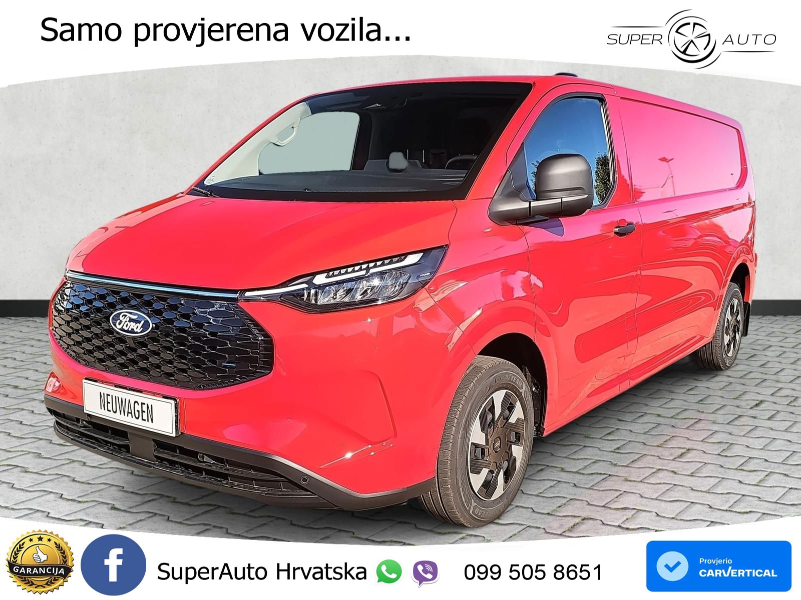 Ford E-Transit Custom Kasten 340 L2H1 AWD Trend AHK 136 KS