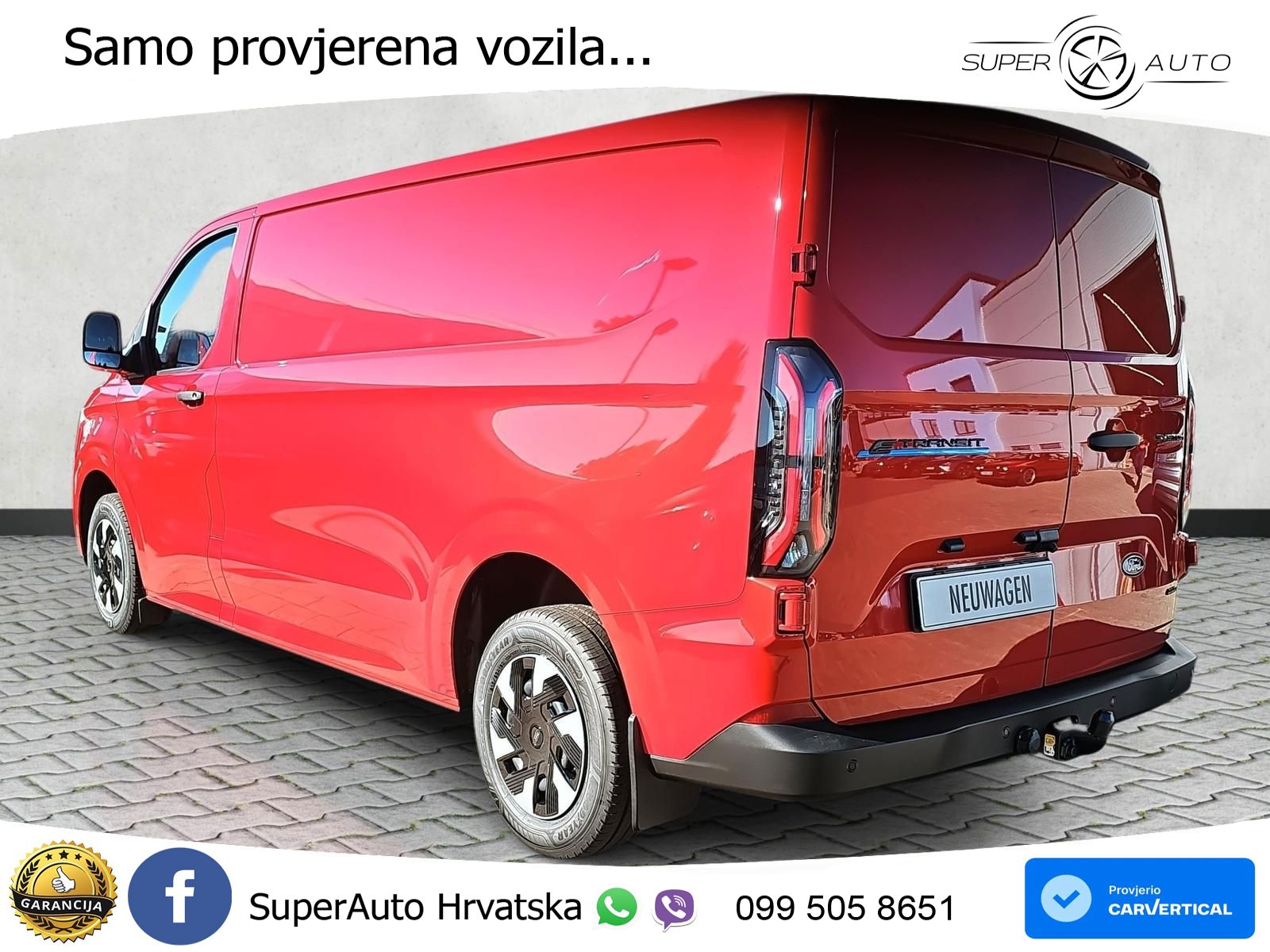 Ford E-Transit Custom Kasten 340 L2H1 AWD Trend AHK 136 KS