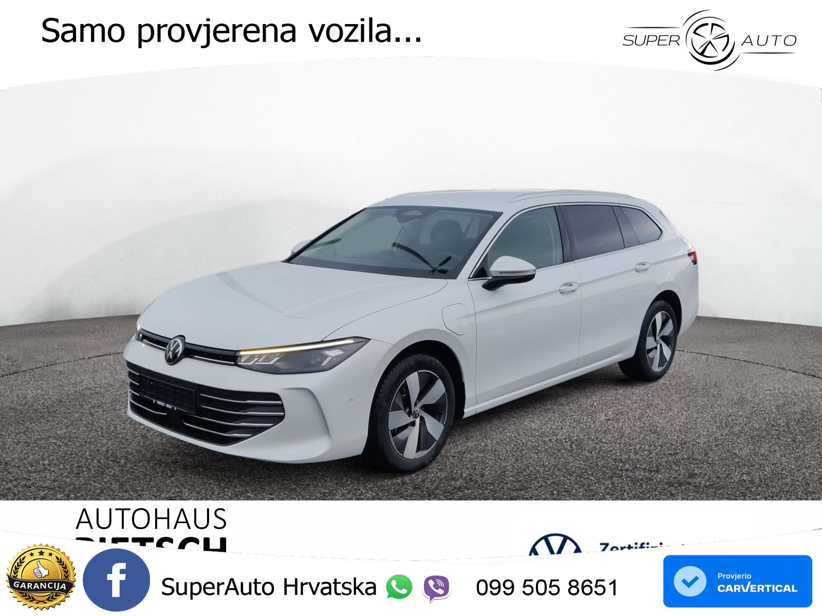 Volkswagen Passat Variant 1.5 TSI (204 KS) eHybrid DSG LED+GR SJED+ACC