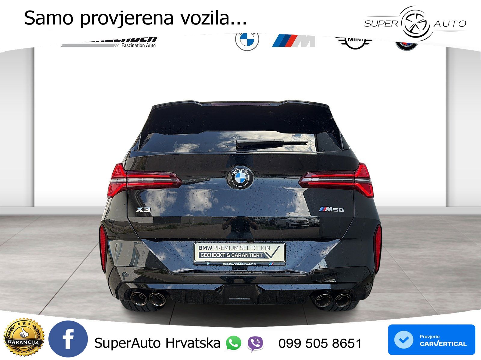 BMW X3 M50 xDrive Steptronic M Sport ACC+GR SJED+360+PANO