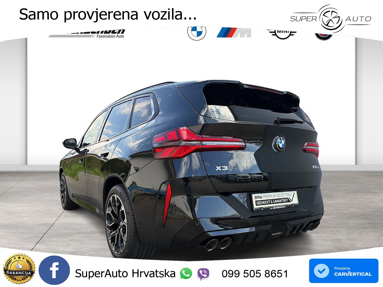 BMW X3 M50 xDrive Steptronic M Sport ACC+GR SJED+360+PANO