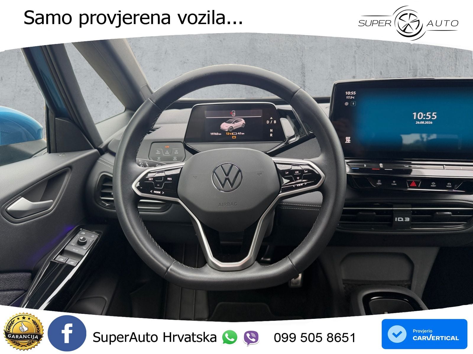 Volkswagen ID.3 Pro 62 kWh (204 KS) LED+GR SJED+ACC