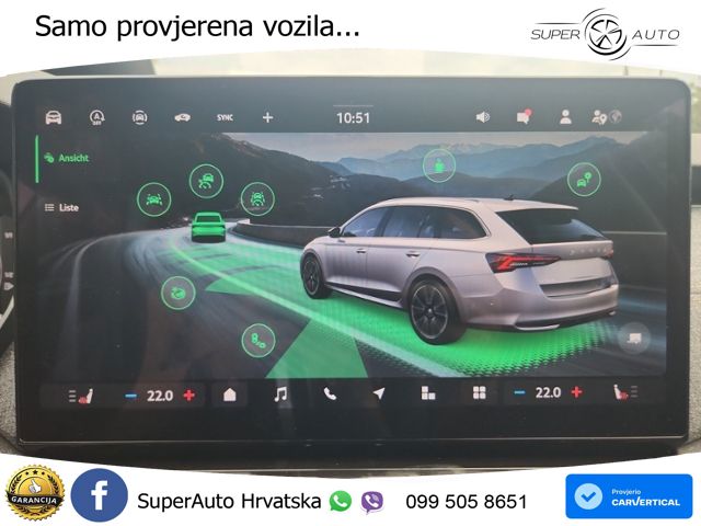 Škoda Octavia Combi 2.0 TDI (150 KS) DSG LED+GR SJED+ACC