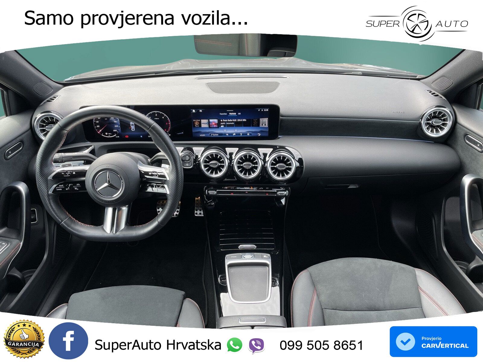Mercedes-Benz A 200d 8G-DCT AMG LED+GR SJED+ACC