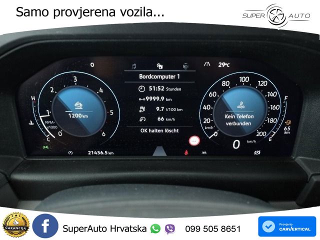 Volkswagen T7 Transporter T2.0 Kasten TDI KR *APP*STHZG*LED 150 KS