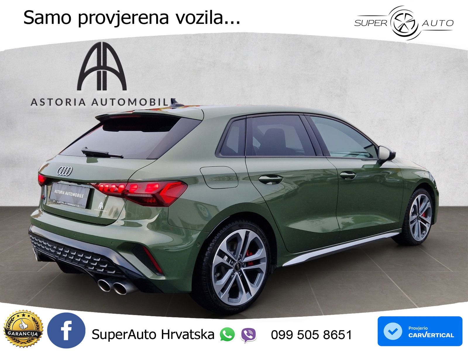 Audi S3 2.0 TFSI (333 KS) quattro S tronic LED+ACC
