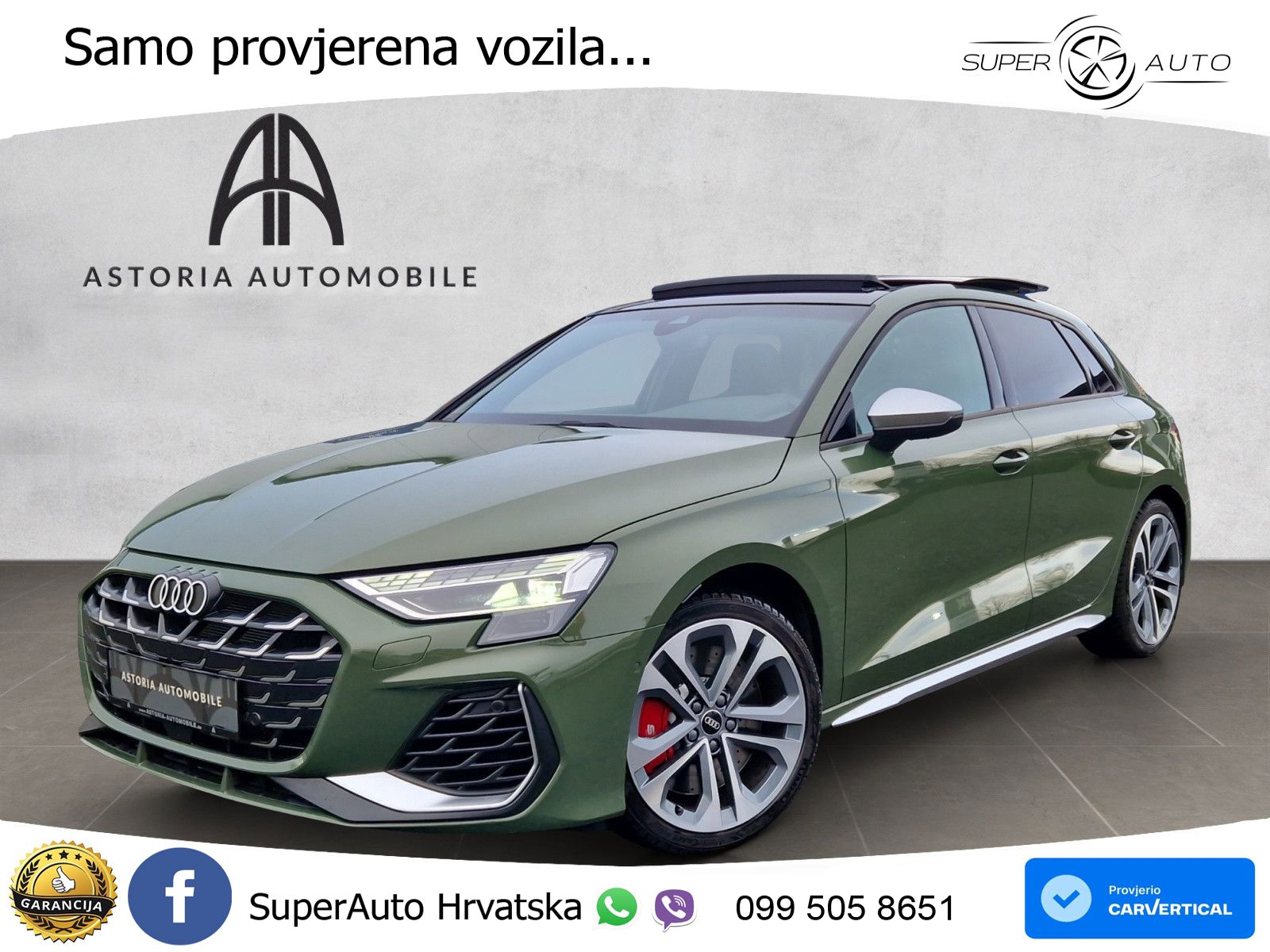 Audi S3 2.0 TFSI (333 KS) quattro S tronic LED+ACC