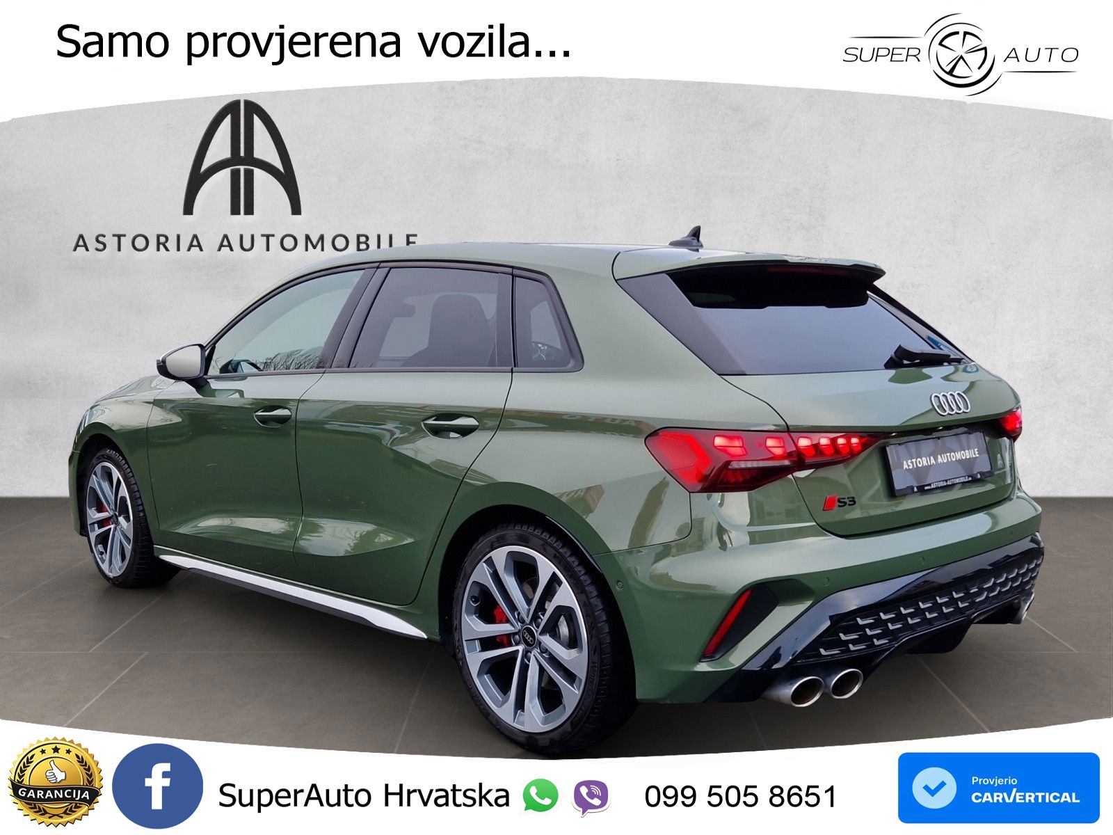 Audi S3 2.0 TFSI (333 KS) quattro S tronic LED+ACC