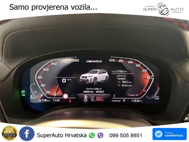 BMW X3 M40d xDrive Steptronic M Sport LED+GR SJED+ACC