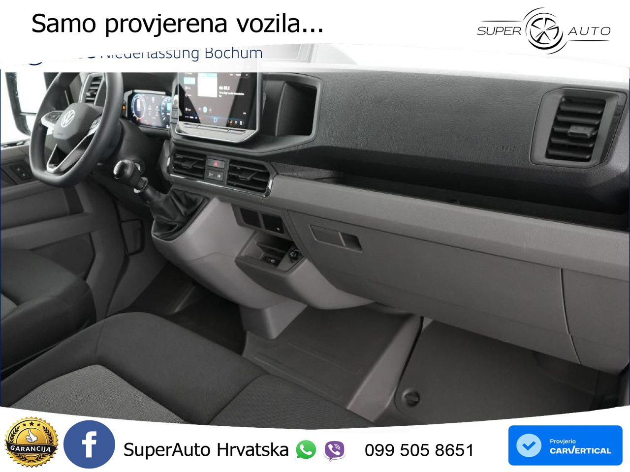 Volkswagen Crafter Kasten lang AHK Klima Kamera 5 Jahre ZV 177 KS