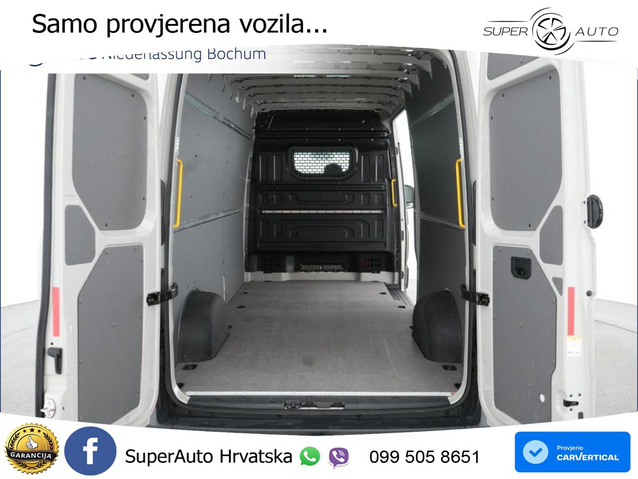 Volkswagen Crafter Kasten lang AHK Klima Kamera 5 Jahre ZV 177 KS