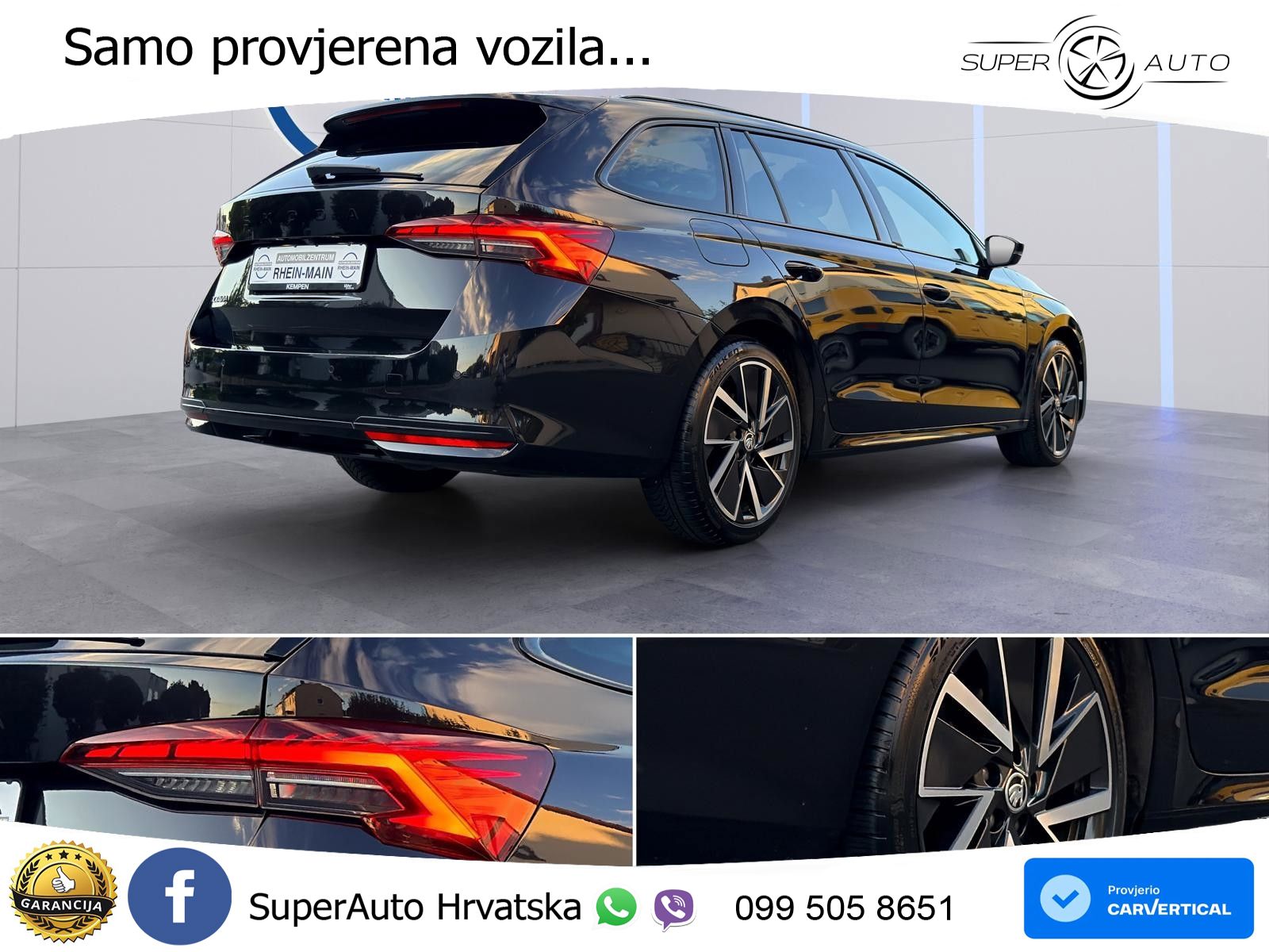 Škoda Octavia Combi 2.0 TDI (150 KS) DSG SportLine LED+GR SJED+ACC