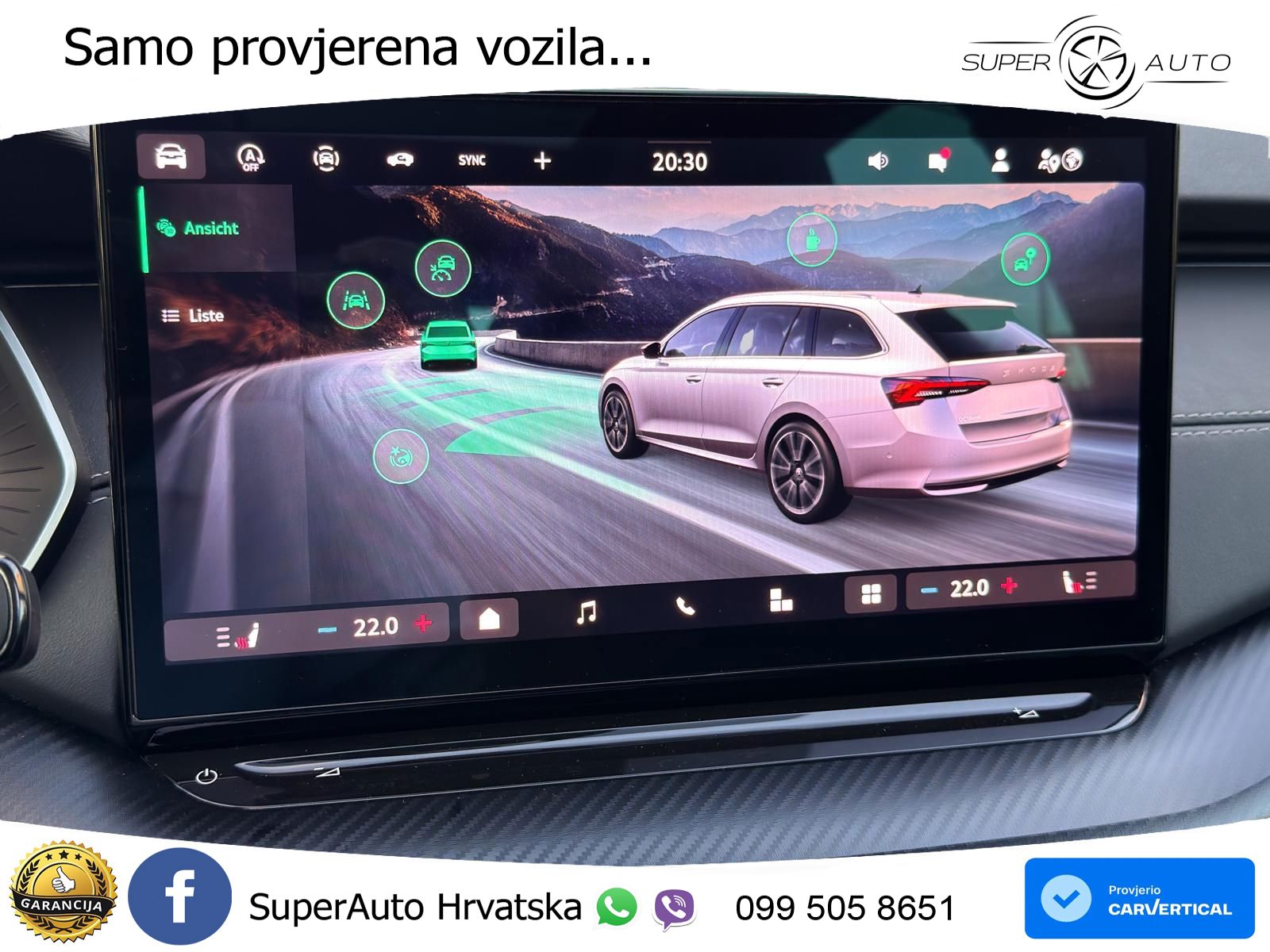 Škoda Octavia Combi 2.0 TDI (150 KS) DSG SportLine LED+GR SJED+ACC