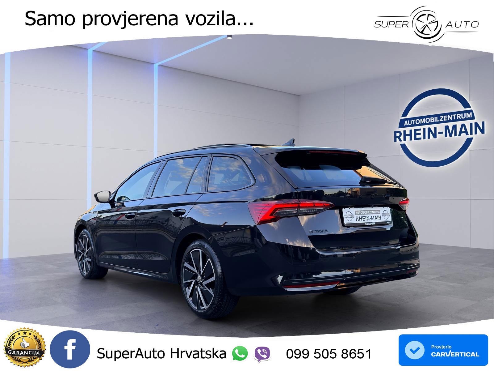 Škoda Octavia Combi 2.0 TDI (150 KS) DSG SportLine LED+GR SJED+ACC