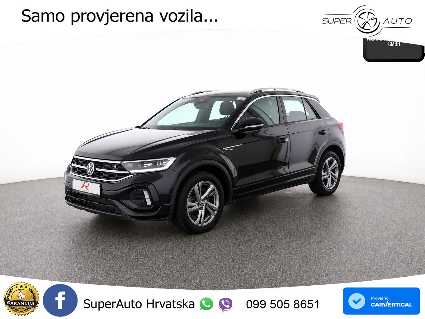 Volkswagen T-Roc 2.0 TDI (150 KS) DSG R-Line LED+GR SJED+ACC