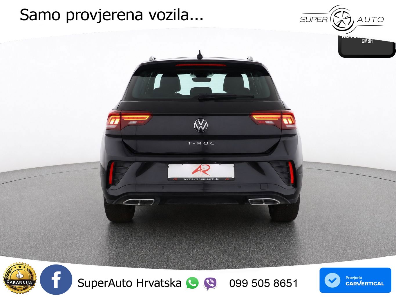 Volkswagen T-Roc 2.0 TDI (150 KS) DSG R-Line LED+GR SJED+ACC