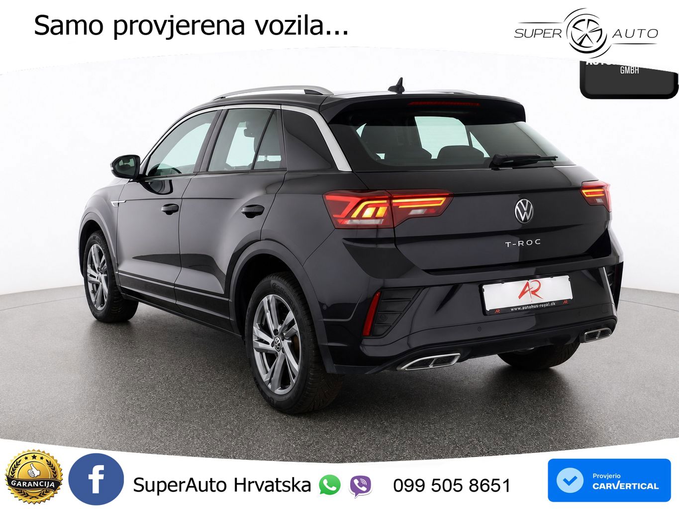 Volkswagen T-Roc 2.0 TDI (150 KS) DSG R-Line LED+GR SJED+ACC