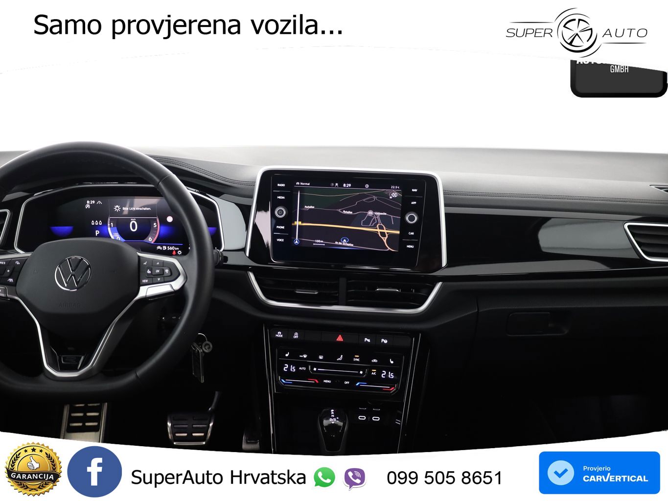 Volkswagen T-Roc 2.0 TDI (150 KS) DSG R-Line LED+GR SJED+ACC